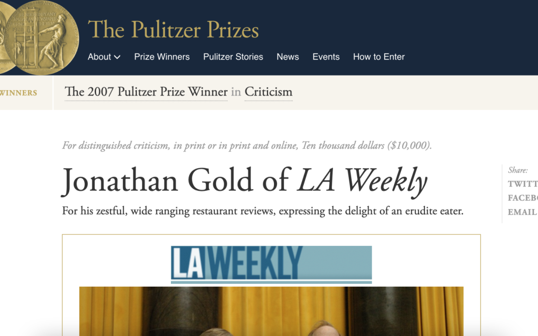 Jonathan Gold Review
